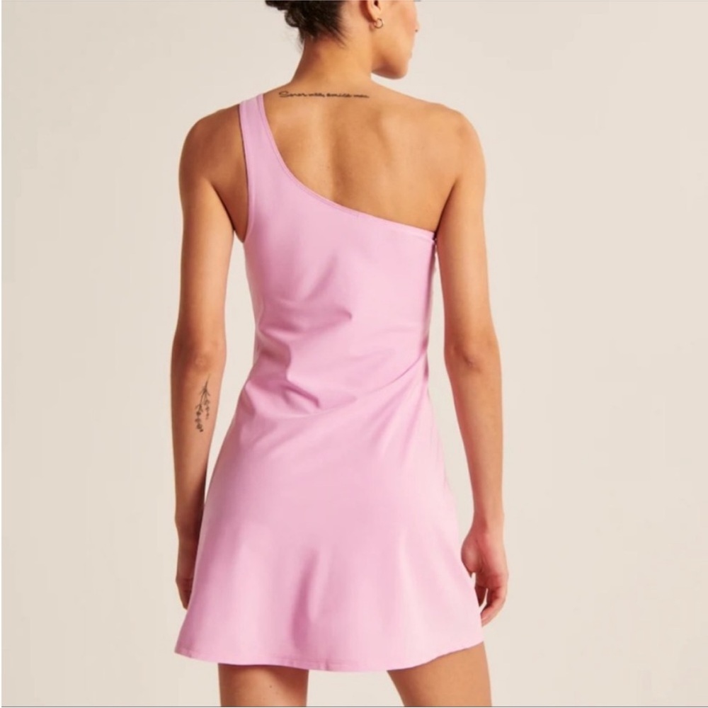 abercrombie & fitch one shoulder traveler dress - Picture 3 of 4
